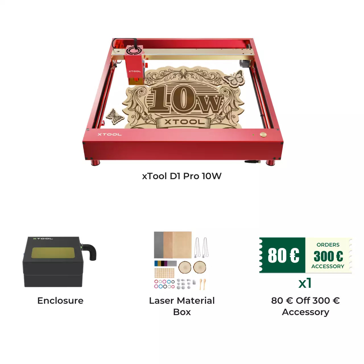 xTool D1 Pro 10W Gift-Making Kit - Basic